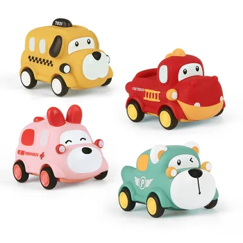 Детская игрушка Монтессори, Подарок на День Рождения, Автомобиль для малышей 6-12 месяцев, Откидная Машинка для мальчика 1 Года, Детские Игрушечные машинки, Игры для Младенцев