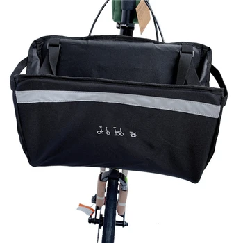 Для Brompton/Birdy, Складная Велосипедная передняя сумка, Корзина, Велосипедная Головка, Корзина для овощей, Аксессуары для велосипеда