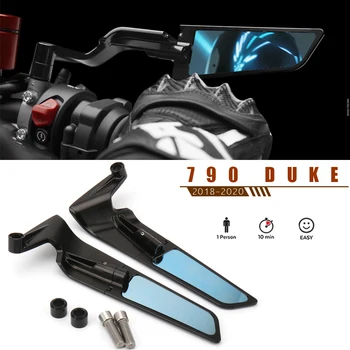 Новое Зеркало заднего Вида Для 790 Duke DUKE 790Duke 2018 2019 2020 Аксессуары Для Мотоциклов Боковое Зеркало заднего Вида Черный