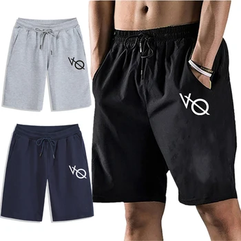 Новые спортивные мужские модные шорты, брюки, Летние повседневные шорты для бега трусцой, облегающие брюки, удобные дышащие (3 цвета)