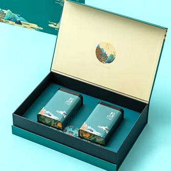 Универсальная Коробка Для Чайной упаковки, Подарочная коробка для черного и зеленого чая Pu'er Biluochun, Половина Подарочной Коробки для Чая Catty Package, Жестяная Подарочная коробка На Цзинь