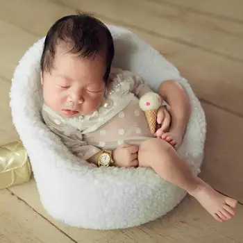 Унисекс для новорожденных, мягкая теплая маленькая подушка-колыбель для дивана, реквизит для фотосъемки